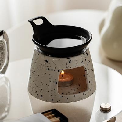 Heat Resistant Ceramics Essential Oil Burners Tealight Candle Holder Set Multifunction Aromas Diffuser And Modern Design