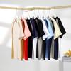 250g Heavyweight Combed Cotton Short Sleeve Color Block Round Neck T-shirt for Men & Women