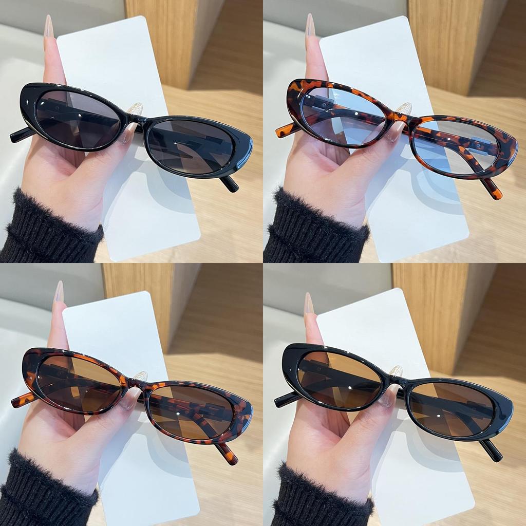 Vintage Chinese Style Oval Sunglasses With Uv390 Protection For Summer Travel And Fashion