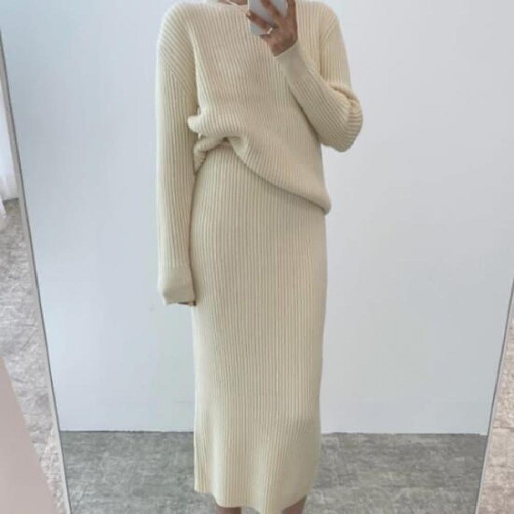 Rellawear Women Kertiz Knit Top + Skirt Set 3 Colors