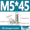 ISO7380 Stainless Steel Hex Drive Dome Head Screws - M2 to M16