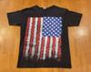 Vintage Wild Oats USA Flag Shirt Large 90s