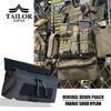 TAILOR JAPAN Drop Hanger Pouch, Drop-Down Pouch, Airsoft Pouch, Tactical Pouch, CORDURA 500D (Black)