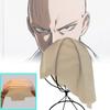 Bald Saitama Man Headgear Cosplay Latex Makeup Prop Headpiece Costume