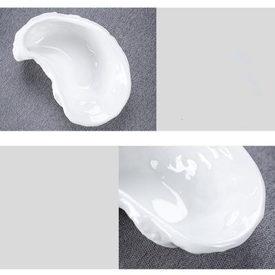 Cuisine Japonaise Assiette à Huîtres en Céramique Exquise Assiette de Rangement Créative Multifonctionnelle Irrégulière pour Sushi Sashimi Dim Sum