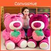 Lotso Bear Huggin Holding Strawberry Dressed Up Plush Doll Kids Gifts Birthday