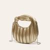 Fashionable Hand-held Ladies' Bag with Pleated Cloud Underarm Bag and Fashionable Women's Hand-held Crescent-shaped Dumpling Bag