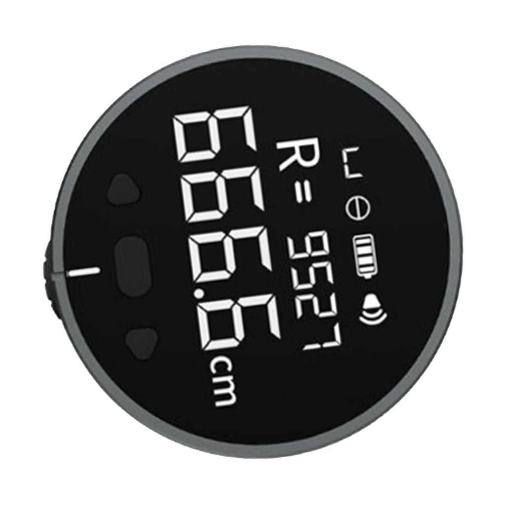 328ft Electronic Digital Tape Measure with LCD Display Rechargeable Long Distance Rolling Measuring Tool for Flat