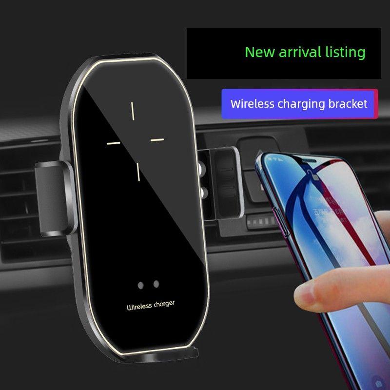 Car Wireless Charging Mobile Phone Holder Infrared Automatic Sensor on-Board Bracket Car Wireless Charger A7