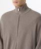 Musinsa Standard Cotton High-Neck Zip-Up [Taupe]