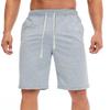 Men's Loose Shorts EU Size Summer Casual Five-point Pants Beach Pants Drawstring Sports Shorts, Men's Fitness Pants