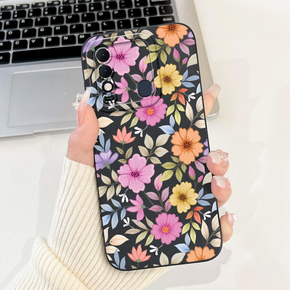 For Tecno Spark 8 Case Cute Rabbit Panda Back Cover KG6 KG6k Phone Cases For Tecno Spark 8 8T Soft Fundas Spark8 Spark8T Coque
