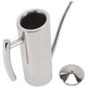 Oil Dispenser Bottle Stainless Steel Mirror Appearance Curved Handles Ergonomic Grip Drip Free Oil