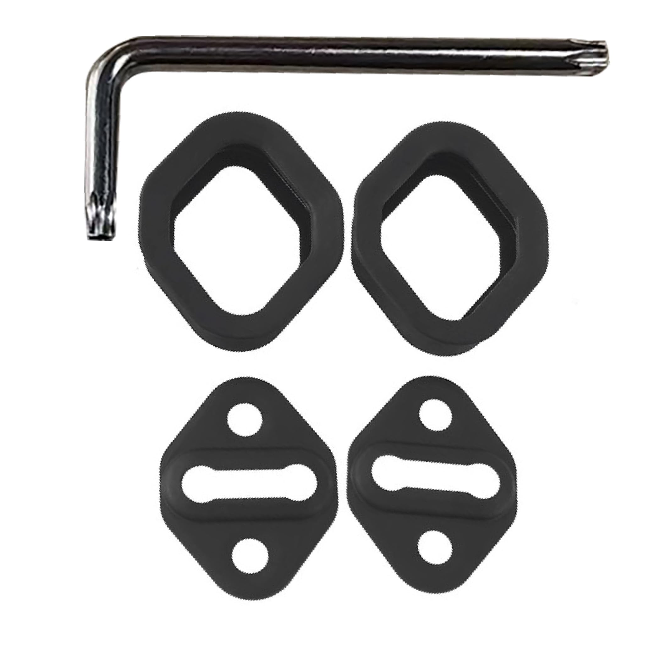 Felimoa Sliding Door Striker, Abnormal Noise Prevention, Squeak Prevention, Noise чёрный