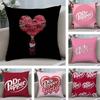 Cherry Drink D-Dr-P-Pepper Pillow Case Sofa Short Plush Double-sided HD Printing Room Home Office Gift Cushion Cover
