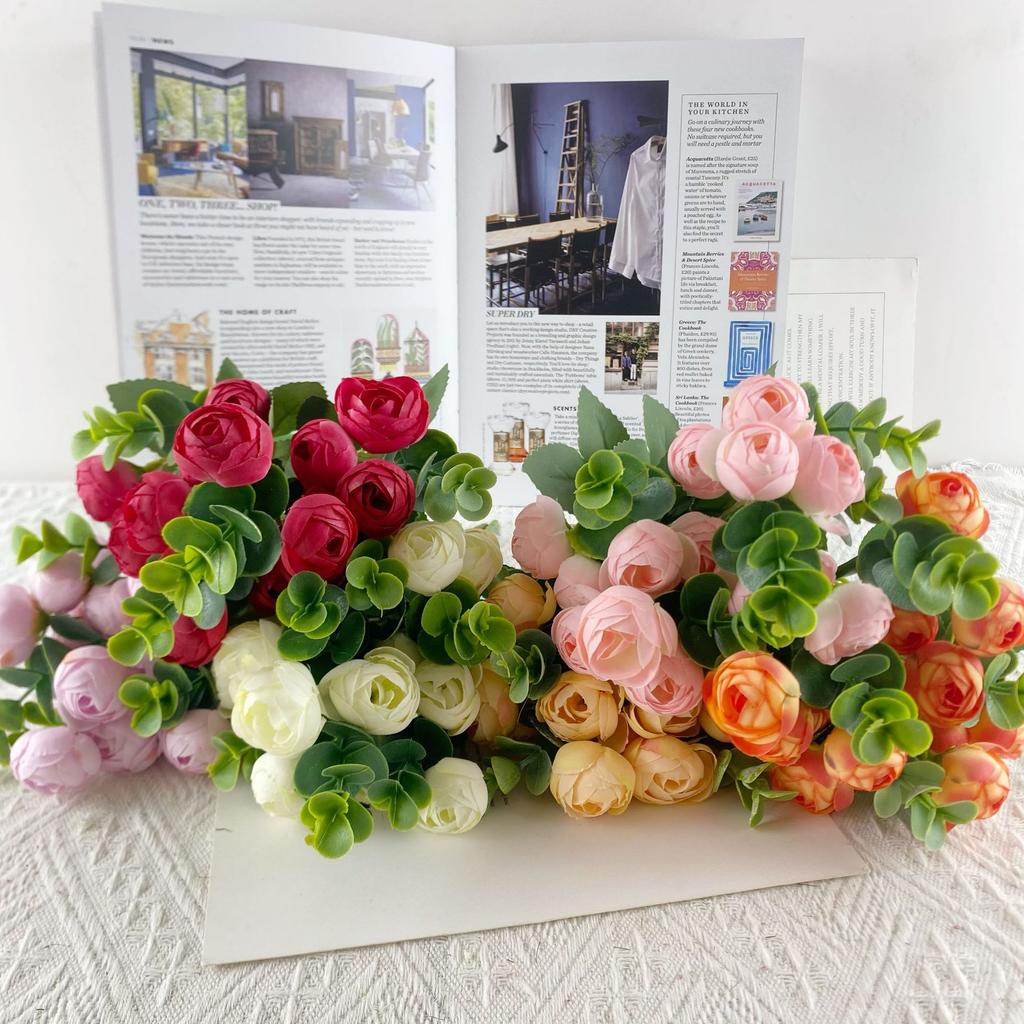 Direct Sales Of 15 Small Linglong Small Tea Bags, Simulated Flowers, Home Decoration, Wedding Photography, Camping Decoration