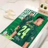 1pc Moroccan Football Player Rug, Office Carpet Indoor Outdoor Entrance Doormat, Non-Slip Soft And Comfortable, Living Room. DT70704