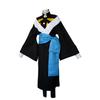Kimono Cosplay Costume Nakime Quarto Rango Superiore di Demon Slayer Tuta per Role Play Giapponese