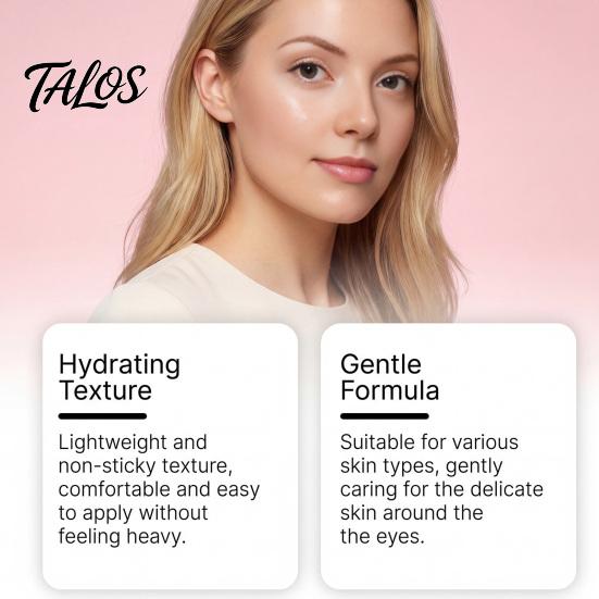Talos Instant Lift Eye Gel, Cream for Moisturizing & Firming, Gentle Hydrating Care Daily Care, Reduces Fine Lines Puffiness, Suitable Sensitive Skin,