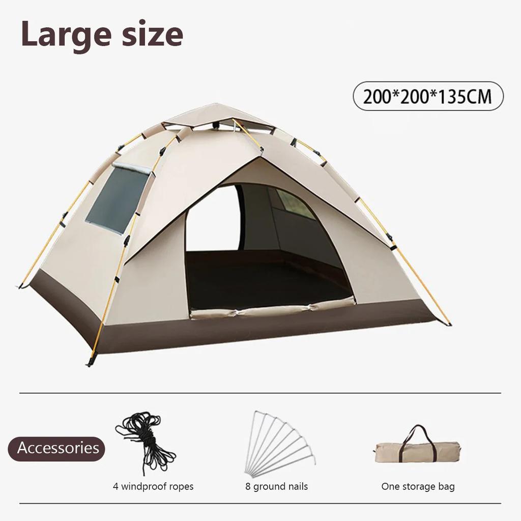 Hot Outdoor Camping Tent Automatic Quick-Opening Tent Beach Camping Folding Tent, Small and Easy to Carry.