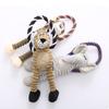 Interactive Training Plush Dog Toys Bite Resistant Teeth Grinding Squeaky Toys Braiding Rope Durable Puppy Teething Toys