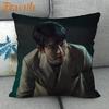 45X45cm Vincenzo Song Joong Ki KPOP Pillow Cover Square Zipper Cotton Linen Fabric Pillow Cases Bedroom Home Decorative Gift
