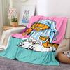 1pc Garfield Soft Skin-Friendly Flannel with Digital Printing, Various Sizes Available for Family, Friends, Birthday044