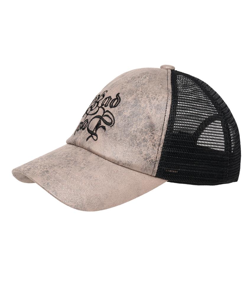 BADEE Stone Trucker Mesh Ball Cap Stone Pink