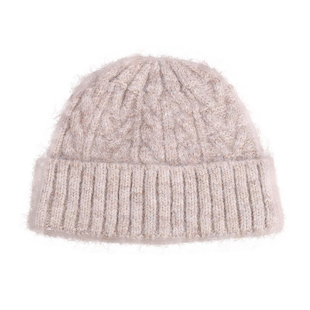 Early Autumn Casual and Comfortable Temperament Versatile Simple Solid Color Knitted Hat Outdoor Small Fresh Windproof Wool Hat