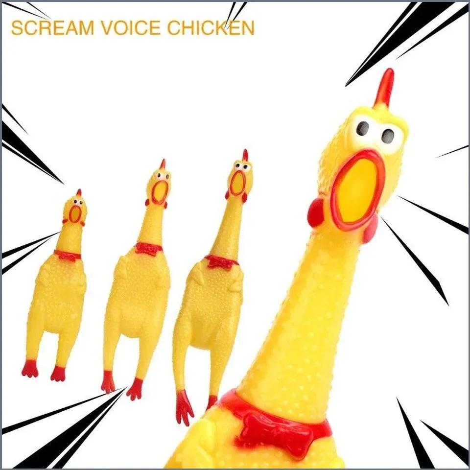 Dog Toys, -resistant, Puppy Screaming Chicken Toys