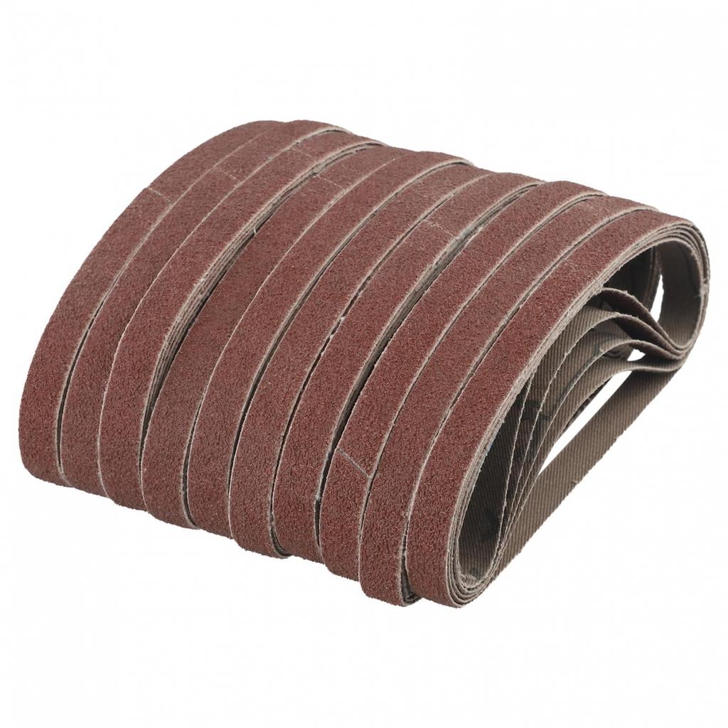 File Sanding Belts Abrasive Sanding Belts 50pcs 330mm X 10mm Belt Power Useful