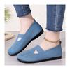 Women's Breathable Mesh Flying Woven Flats, Summer Casual Slip On Shoes, Lightweight Fashion Walking Shoes