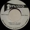 7-Zoll-Schallplatte WINSTON FRANCIS Fools Fall In Love NONE Studio One Jamaika Reggae Ska Dub Gebraucht
