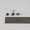 Sterling Silver Amethyst Jewelry Set, Women Jewelry, Gift For Her, February Birthstone Jewelry