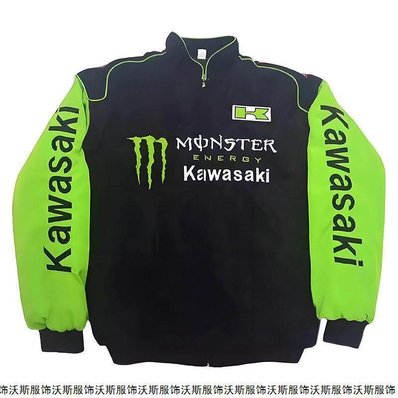 Men Women Motorcycle Riding Jacket Vintage Embroidered Biker Windbreaker Casual Outerwear