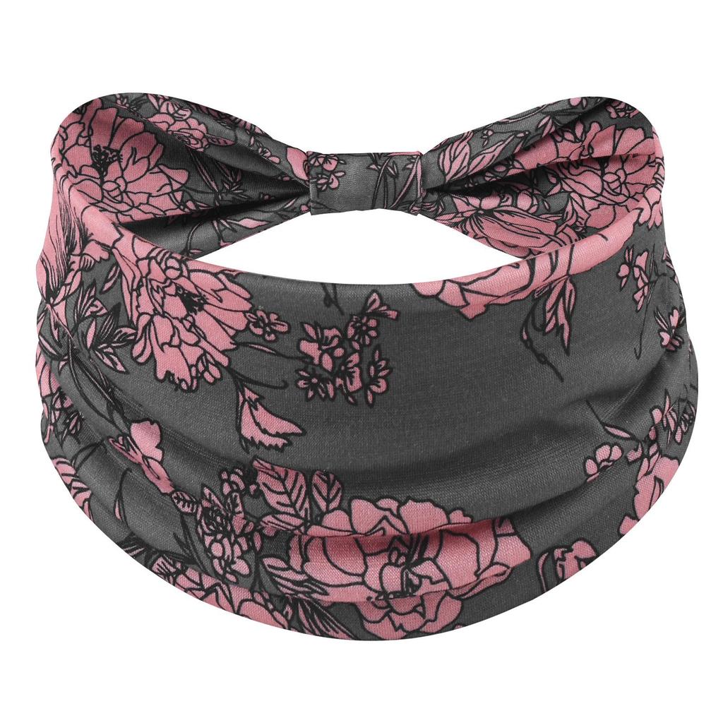 Cross-Border Women's Cotton Yoga Headband - Elastic, Sweat-Absorbing, Fashionable