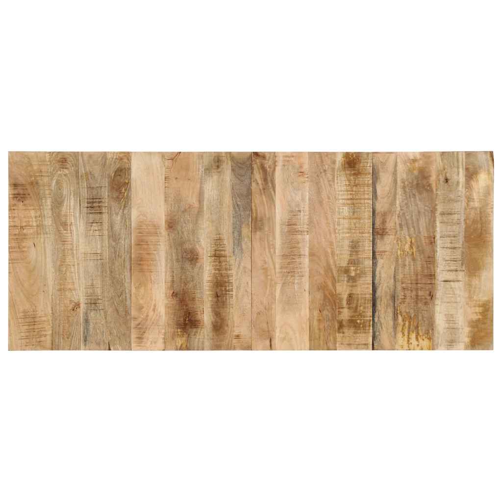 Headboard 200 cm Solid Raw Mango Wood
