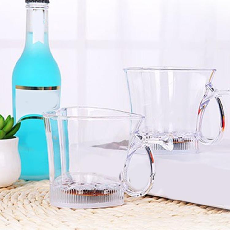 Love Heart Cup LED Colorful Cups LED Luminous Cup Colorful Lighting Cups PP Texture Suitable for Parties and Celebration