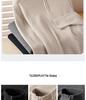 Men's Wool Lyocell Zipper Stand Collar Sweater - Autumn/Winter 2025