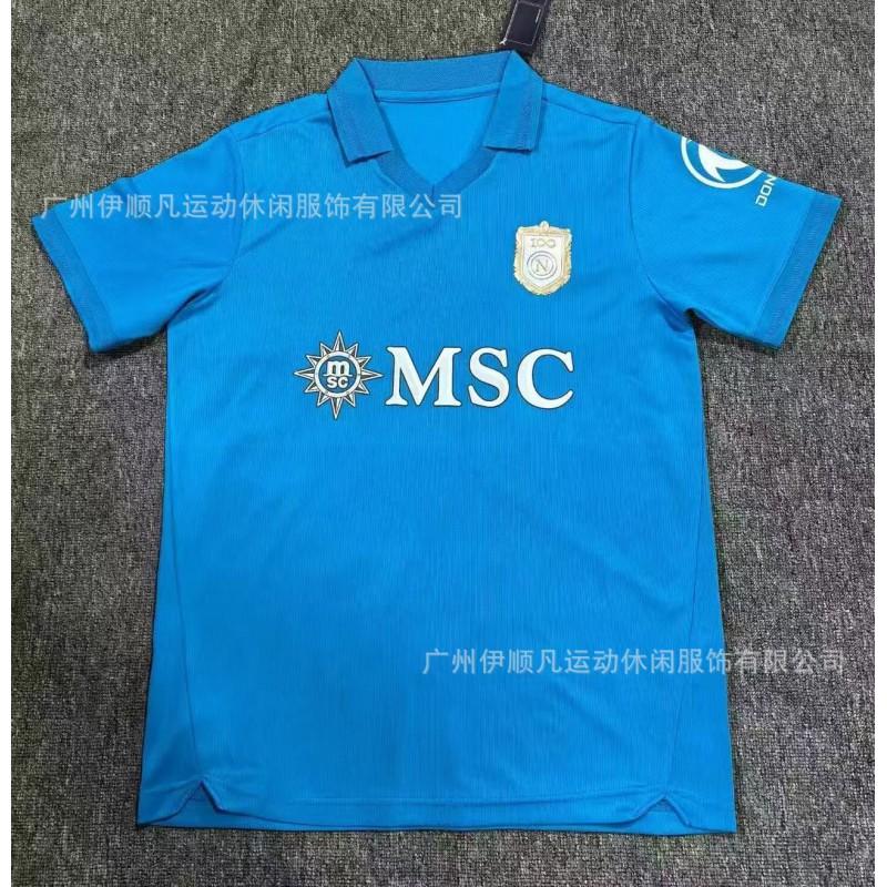 Napoli ''-27 Maglia da Calcio Home Away Manica Corta 10 Maradona Portiere Maglietta per Tifosi