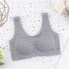 High Quality Women Seamless Underwear Fashion Lace Sexy Back NO Steel Ring Vest One-piece Bra