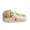 High Value Cartoon Cute Bear Cotton Slippers Women Wear 2025 Autumn New Internet Celebrity Thick Bottom Mao Mao Cotton Drag