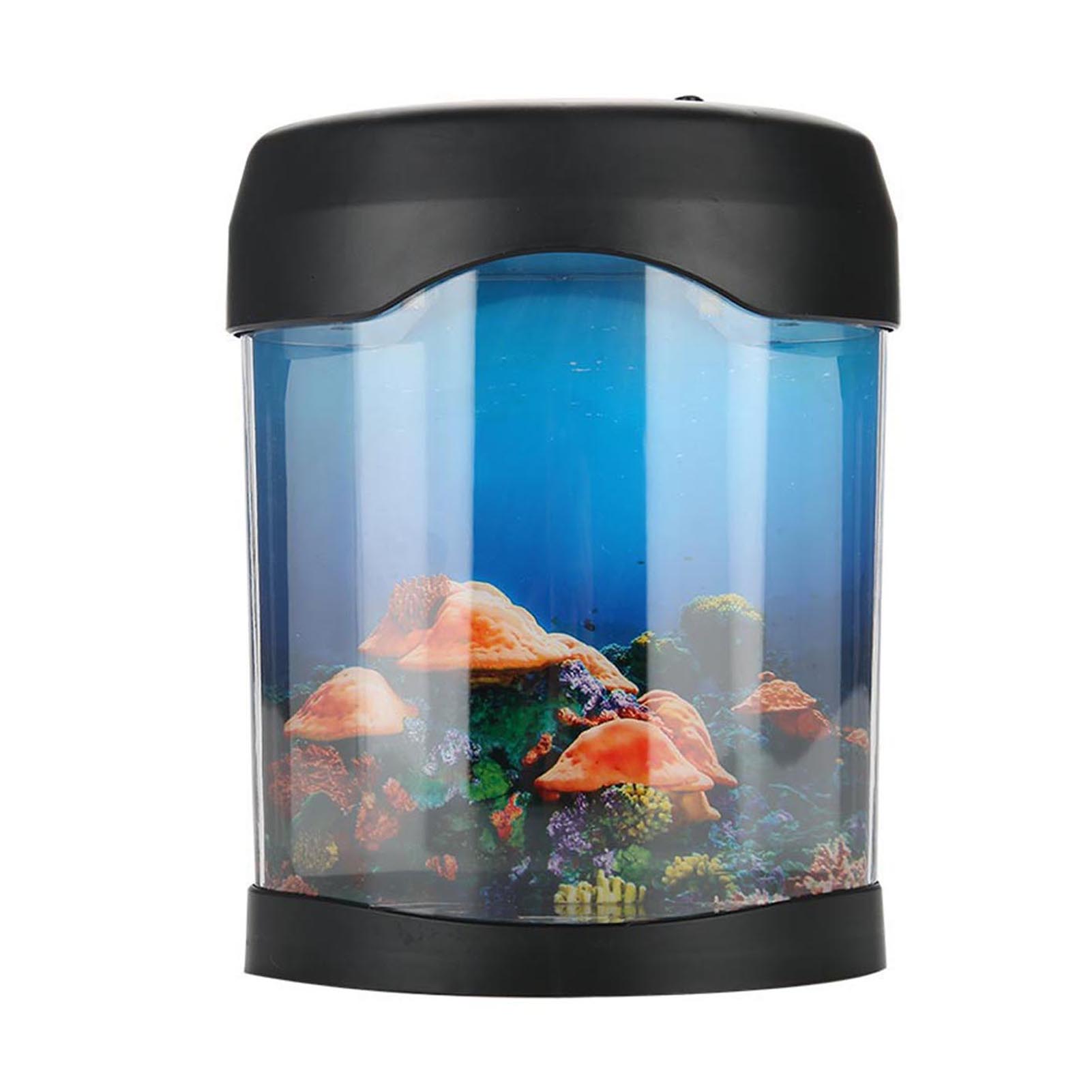 

USB Aquarium Light Desk Mini Fish Tank Mood LED Lighting Color Changing Night Lamp