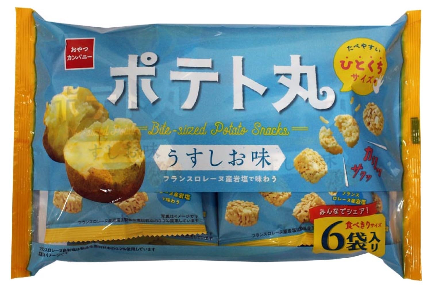 

Oyatsu Company Potato Maru Sushi Flavor 6 пакетиков 108 г x 15 пакетиков Поделиться [Официальный] (Один укус, одноразовая закуска)