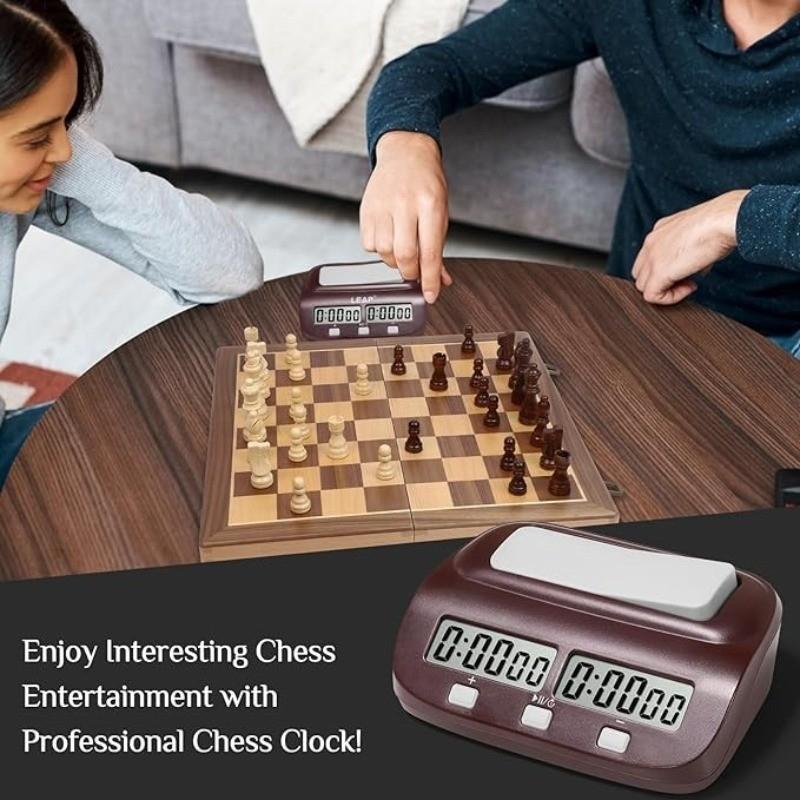 3-i-1 Lättviktig Professionell Speltimer Mångsidig Schackklocka Bärbar Digital Schacktimer