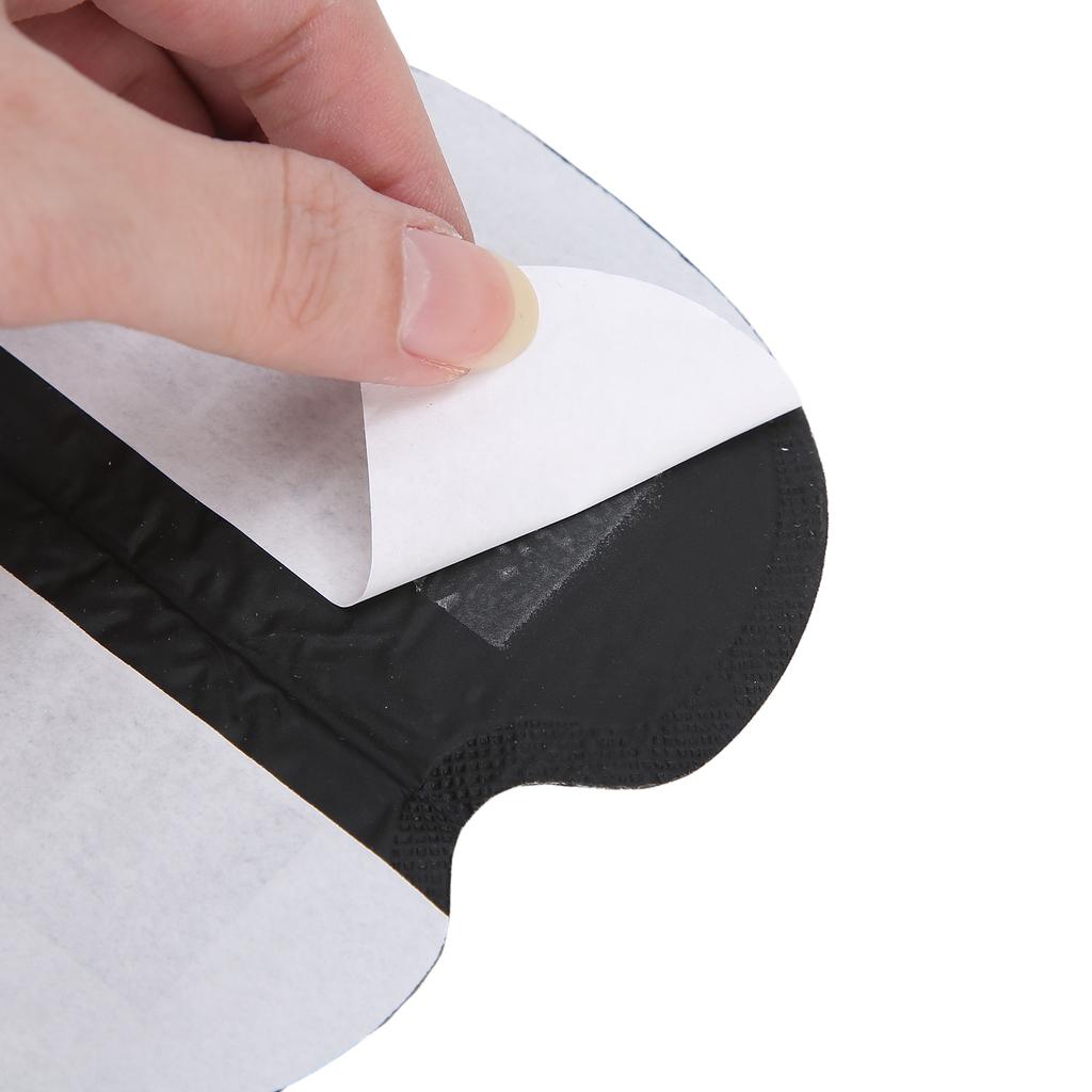 60pcs Underarm Armpit Sweat Pads NonWoven Fabric Dress Clothing Underarm Sweat Pads Black