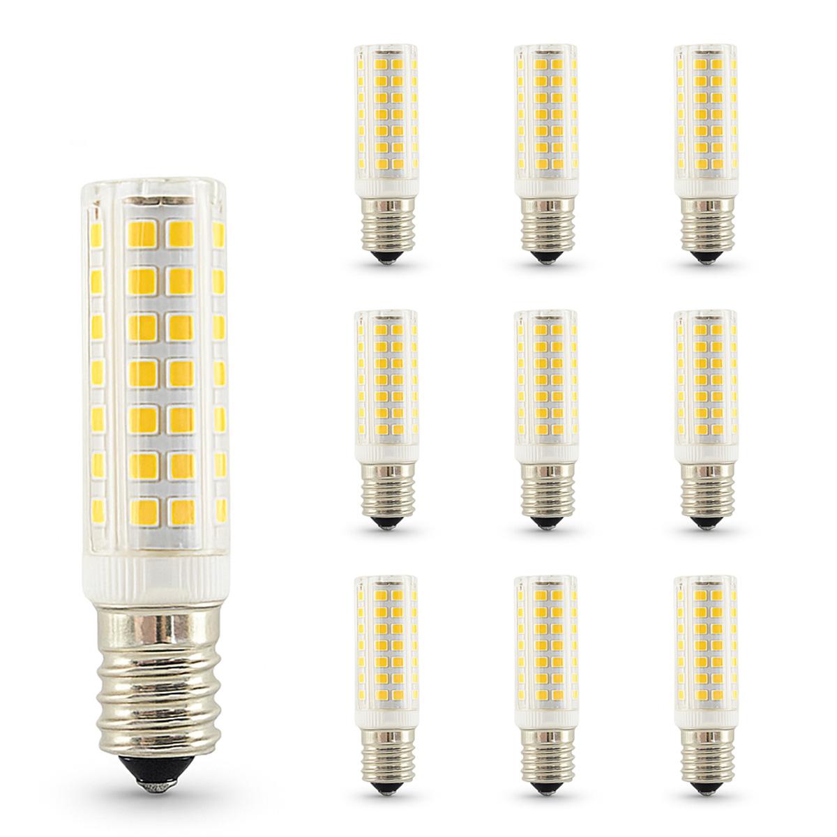 

E14 LED Corn Light Bulb 4W 5W 7W 220V High Brightness 2835 SMD 33/51/75 LEDs Chandelier Spotlight Lamp for Home Lighting Ceram 10PCS 4W E14 LED холодний білий колір