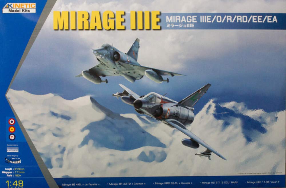 Kinetic Sand 1/48 Mirage III E/O/RD/EE/EA Plastic Model