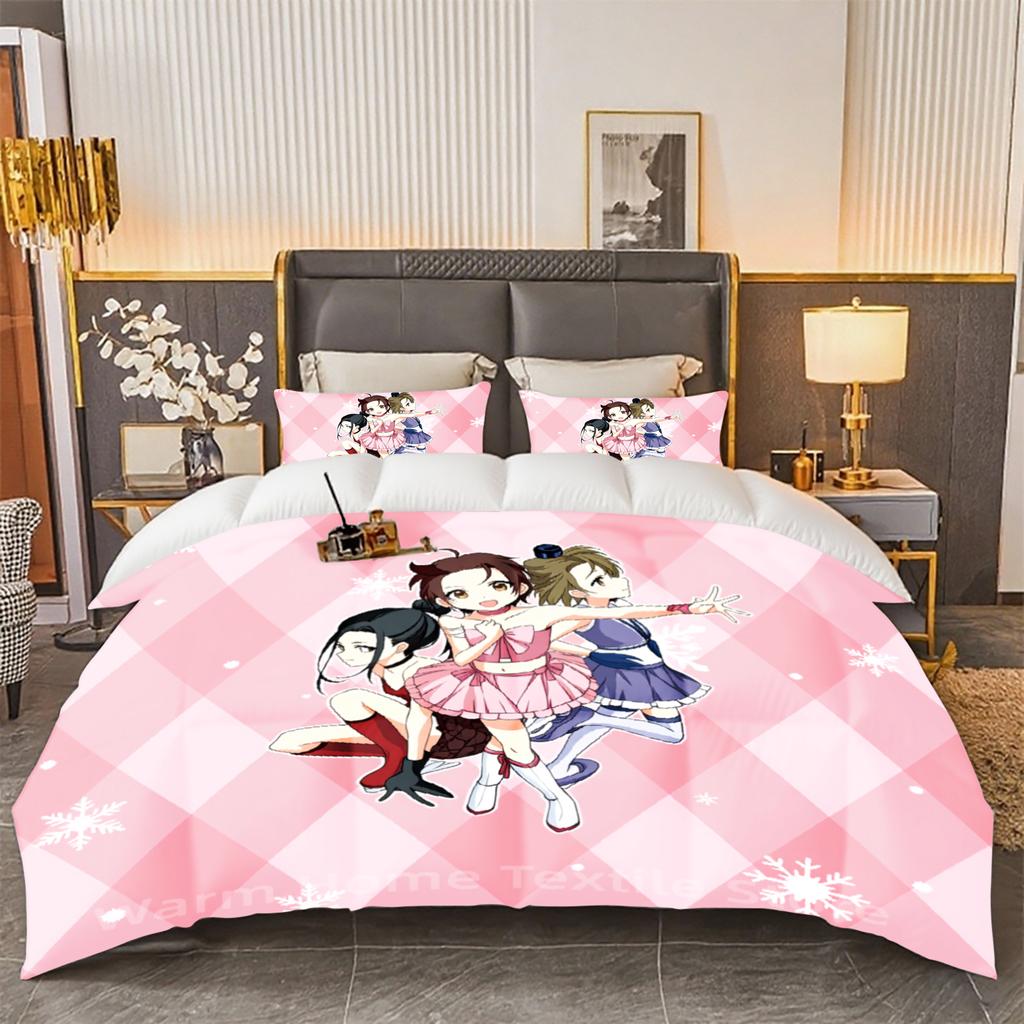 KPOP Bedding Set Demon-Hunters Duvet Cover Set Soft Single Twin Double Size Home Decor Birthday Gift For Girls Women Home Decor