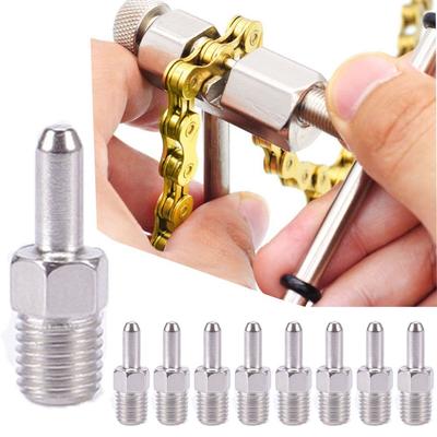 8PCS Steel Chain Splitter Pin Silver Chain Breaker Replacement Pins  Cycle Chain Remove